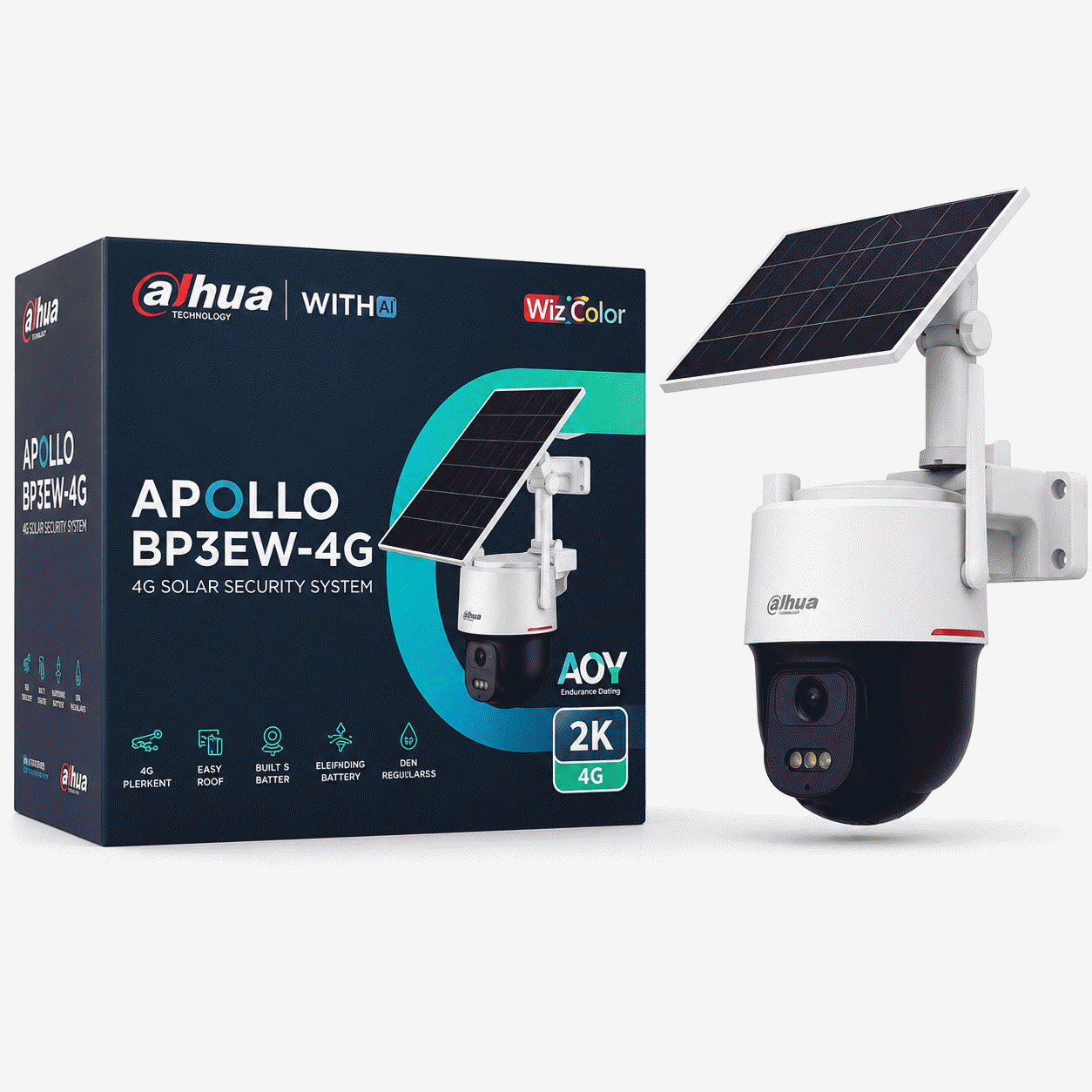 Поворотная видеокамера Dahua DH-BP3EW-4G