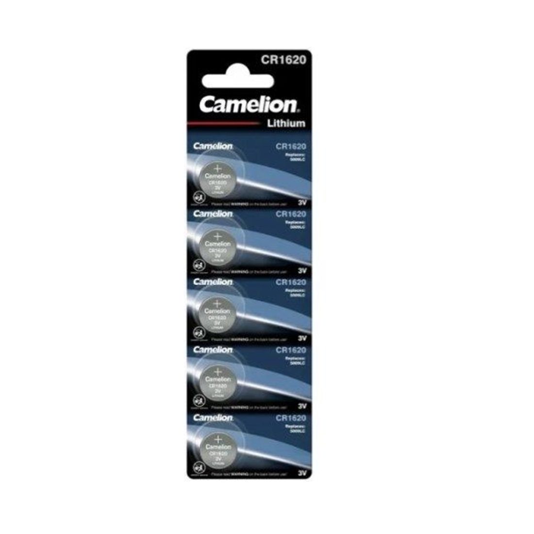 Батарейка CAMELION Lithium CR1620-BP5 5 шт. в блистере