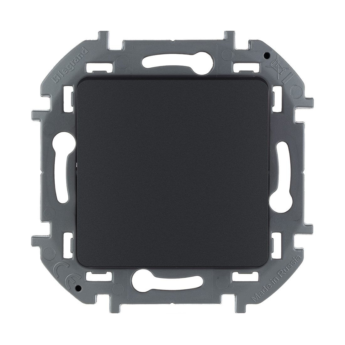Переключатель одноклавишный Legrand Inspiria 673653 10 AX 250 В антрацит