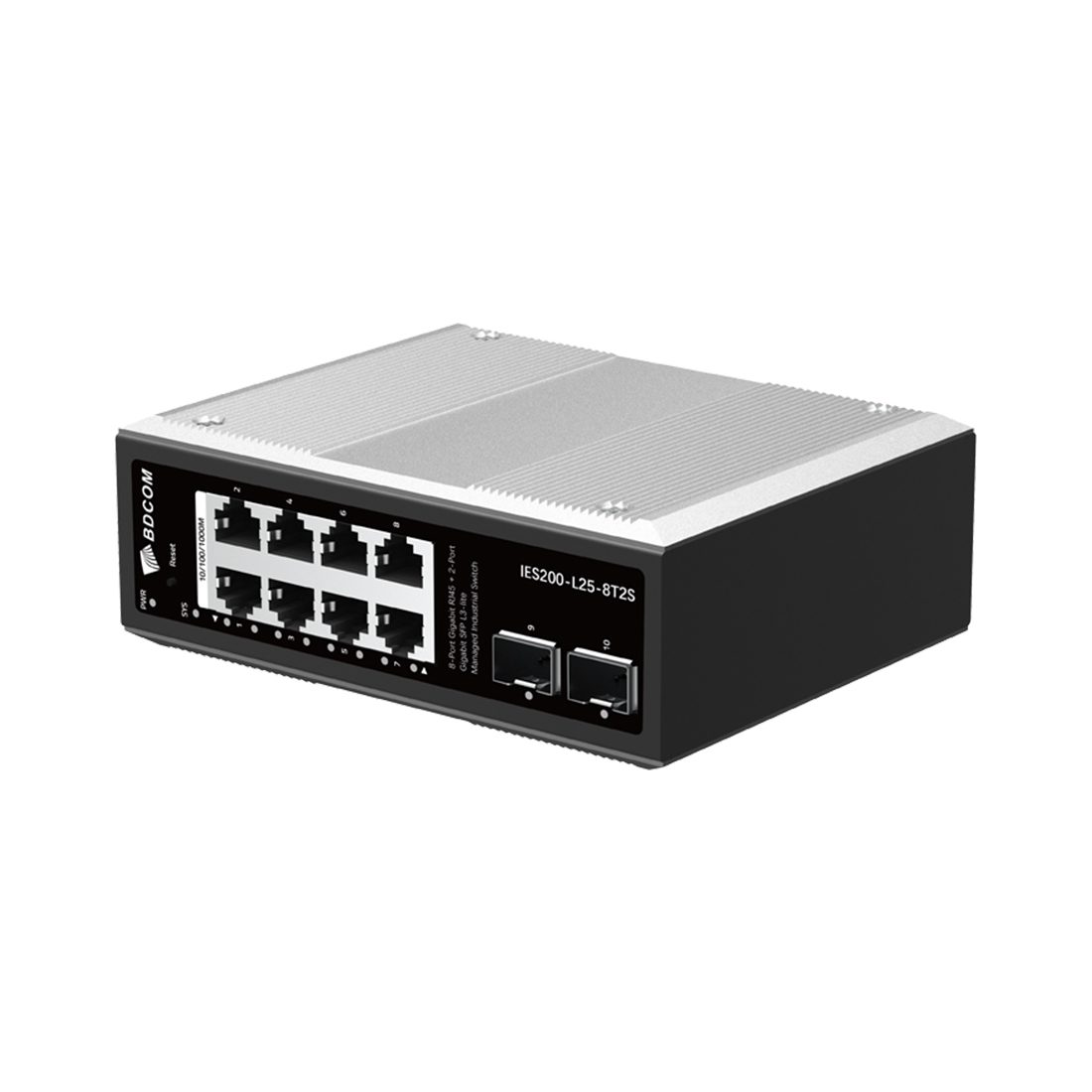 Коммутатор BDCOM IES200-L25-8T2S