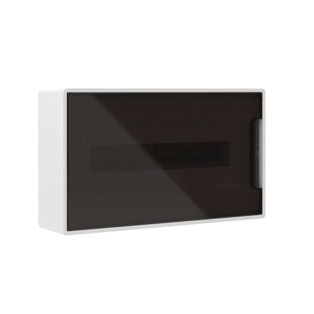 Щиток настенный FRAME белый DKC F18W1WD 18 модулей с тонированной дверцей